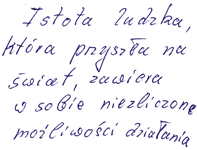 Istota ludzka...